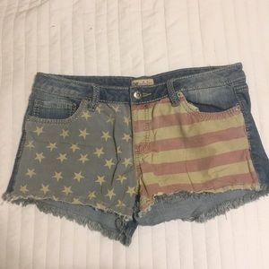 American flag shorts